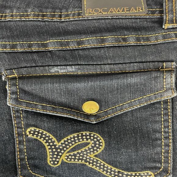 Rocawear Ladies Skimmer Stretch Bermuda Shorts Size 11 NWT - Picture 3 of 9